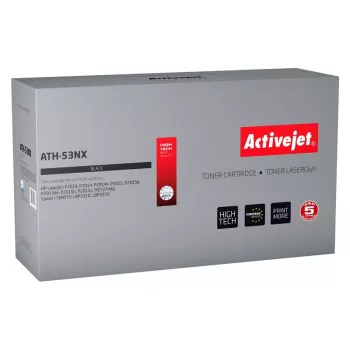 Kasetė su toneriu ActiveJet ATH-53NX juoda, suderinama su HP 53X/Canon CRG-715H, 7 900 puslapių, vienetinis paketas