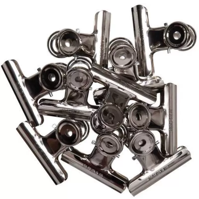 MAUL metalinis segtuvas, spalva: nikelis, plotis 50 mm, suspaudimo plotis 20 mm, savitarnos pakuotė (21750-96)