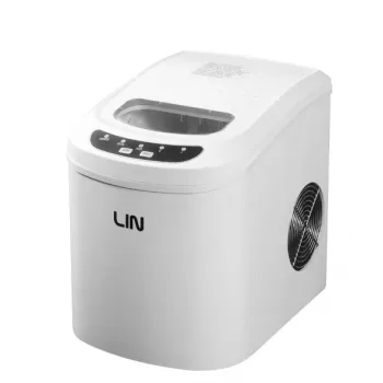 Nešiojamas ledo kubelių gamintojas LIN ICE PRO-W12 baltas