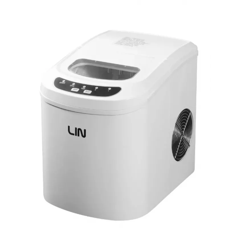 Nešiojamas ledo kubelių gamintojas LIN ICE PRO-W12 baltas