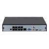 Tinklinis vaizdo registratorius DAHUA Lite NVR2108HS-8P-4KS3 — 8 kanalų, 4K maks., SATA HDD, 1U, PoE