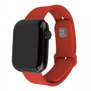 Fiksuotas sportinis dirželio rinkinys Apple Watch 42/44/45 mm | 170-235 mm | Raudona | Silikonas