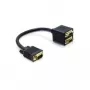VGA adapteris DeLOCK 65060 vyriškas į 2x moteriškus 0,2 m