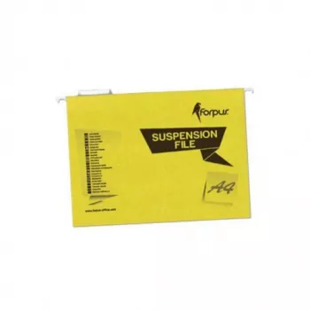 Kabantis segtuvas Forpus FO22703 A4 kartoninis geltonas