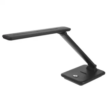 Stalinė LED lempa MACLEAN MCE614B – pritemdoma, sulankstoma reguliuojama rankena, 9W, 3000K/4500K/6500K, juoda