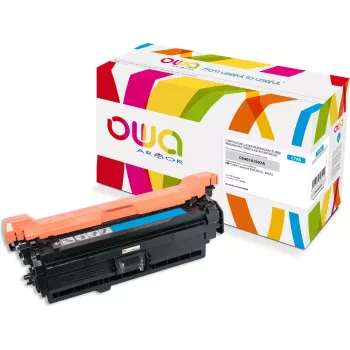 Tonerio kasetė OWA Armor K15538OW suderinama su HP, Cyan, išeiga 6000 puslapių, 1 vnt.