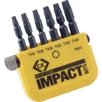 C.K. Bit-Set 6 dalių TORX sukimo kontrolės technologija (T4513)