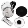 Adler virdulys AD 1299 | 2200 W | 1,5 L | Stiklinis | 360° pagrindas | Juodas
