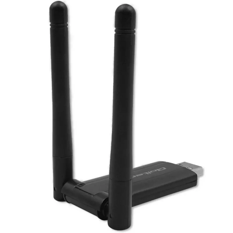 Qoltec greitas belaidis USB dvigubas Wi-Fi adapteris 2x2 dBi