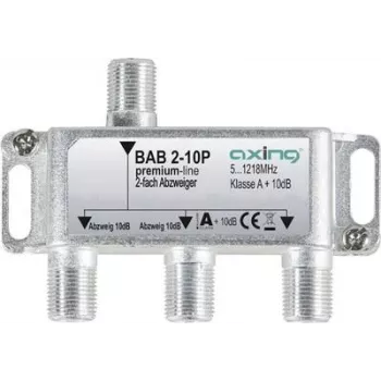 BAB 2-10P - SAT-tap skirstytuvas 2 kryptys 10 dB (BAB 2-10P)