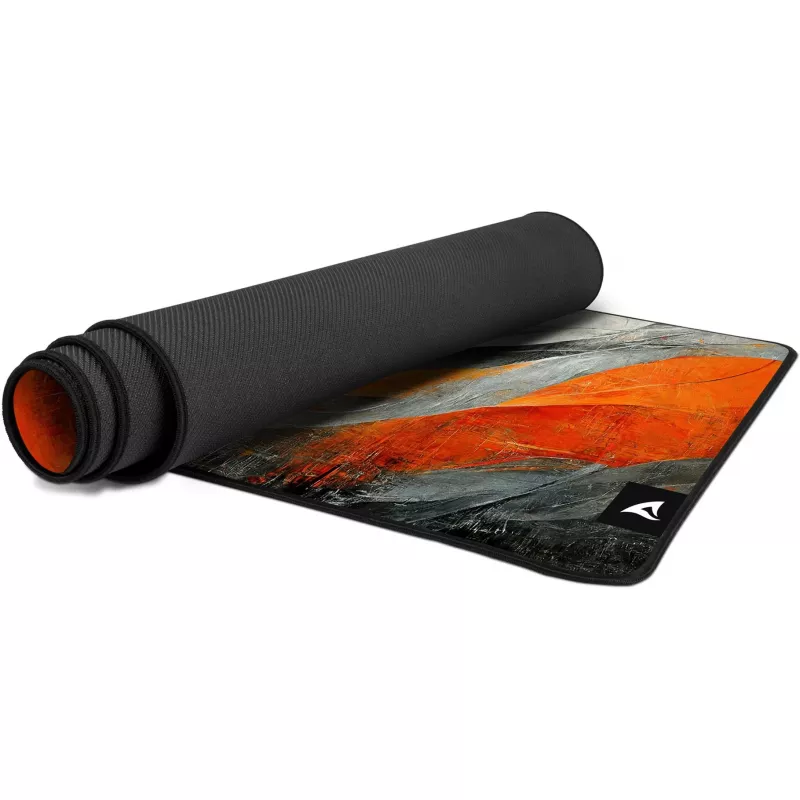 Mechaninė žaidimų klaviatūra Sharkoon SKILLER SGK50 S3 Design Bundle D6 — oranžinė/pilka