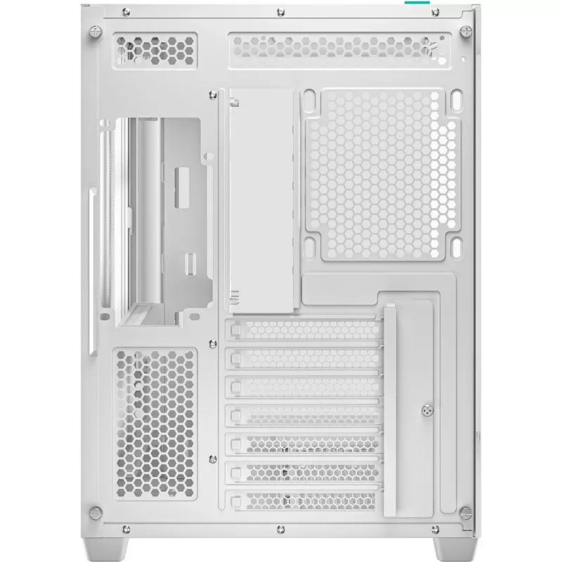 Korpusas DeepCool CG530 WH Midi Tower – ATX/Micro ATX/ITX, grūdintas stiklas, 2×3,5 col. + 3×2,5 col. vietos, palaiko iki 410 mm GPU