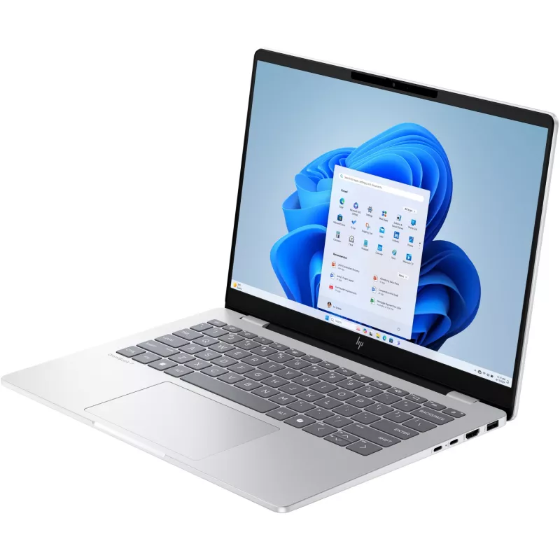 HP OmniBook 7 AI 14 2k nešiojamas kompiuteris Core Ultra 7 255U 16GB/512GB SSD Win11 Home - 14-fr0475ng Copilot+PC - klaviatūros išdėstymas gali būti vokiškas