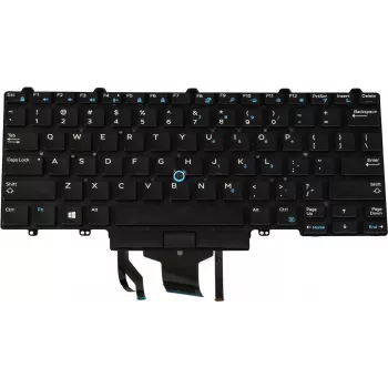 Laidinė USB klaviatūra su foniniu apšvietimu Dell Latitude D19TR