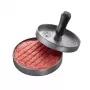 Hamburgerių presas GEFU 89419, aliuminis, Ø 11,8 cm, aukštis 93 mm, pilkas/juodas
