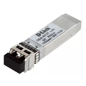 D-Link 10GBase-SR SFP+ siųstuvas-imtuvas, 80/300m, šviesolaidinis, 10000 Mbit/s, SFP+, LC, 50/125,62.5/125 µm, SR