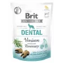 Šunų dantų skanėstai Brit Functional Snack Dental Venison 150 g – be grūdų, hipoalerginiai, baltymų 26 %