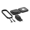 Belaidė 2-in-1 įkrovimo stotelė Belkin BOOSTCHARGE PRO QI2 WIZ026VFBK