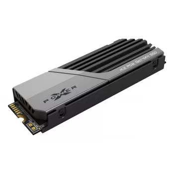 M.2 NVMe SSD Silicon Power 1 TB PCIe 4.0 (2280) — Skaitymas 7000 MB/s, Rašymas 6000 MB/s, Radiatorius, 3D NAND, NVMe 2.0