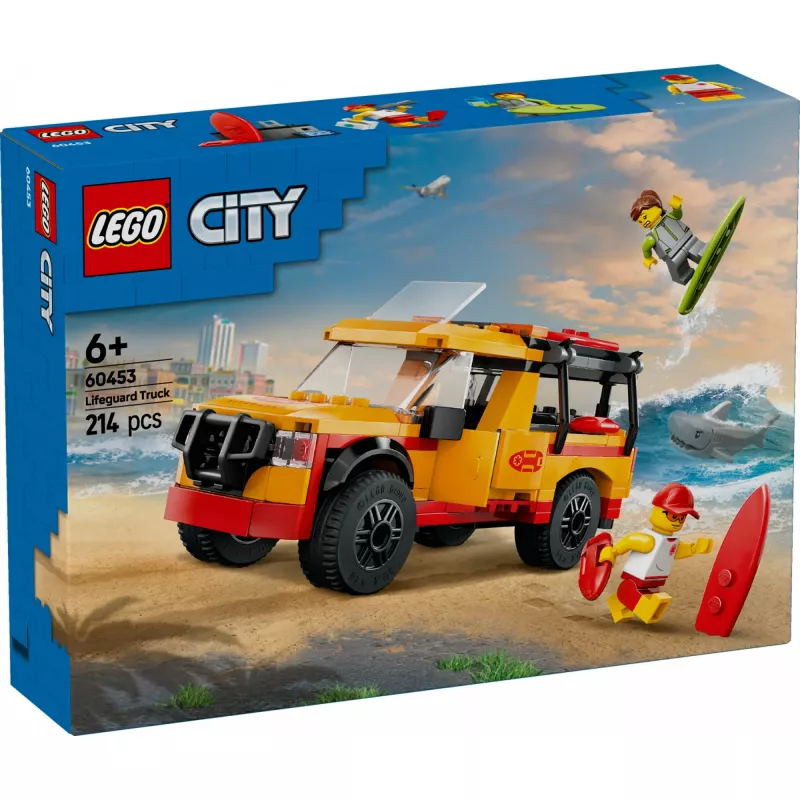 LEGO CITY 60453 Gelbėtojų paplūdimio vilkikas