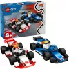 LEGO CITY 60464 F1 - Williams Racing & Haas F1 lenktyniniai automobiliai