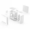 Fractal Design Epoch White TG RGB Clear Tint – baltas kompiuterio korpusas