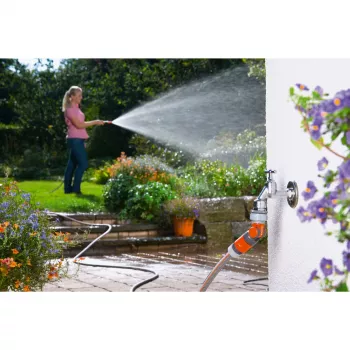 Gardena 998-50 jungtis - pilka, oranžinė, sidabrinė - 3,3 mm (G 2,50 cm (1))/26,5 mm (G 3/4)