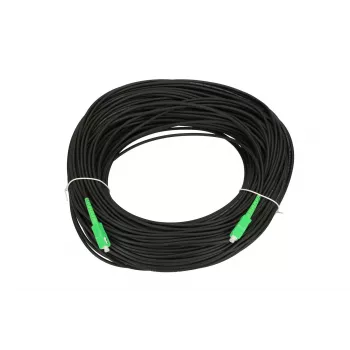 Extralink Patchcord SC/APC-SC/APC Round drop Vienmodis Simplex G.657A2 70m