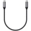 USB kabelis Satechi ST-U4C25M USB4 Gen 3x2 0,25 m juodai pilkas