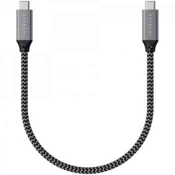 USB kabelis Satechi ST-U4C25M USB4 Gen 3x2 0,25 m juodai pilkas