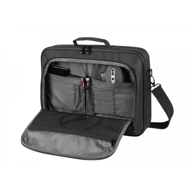Portfelis NATEC Boxer Lite 39,6 cm (15,6 colio) – poliesteris, 2 skyriai, peties diržas, 410×305×65 mm, 750 g