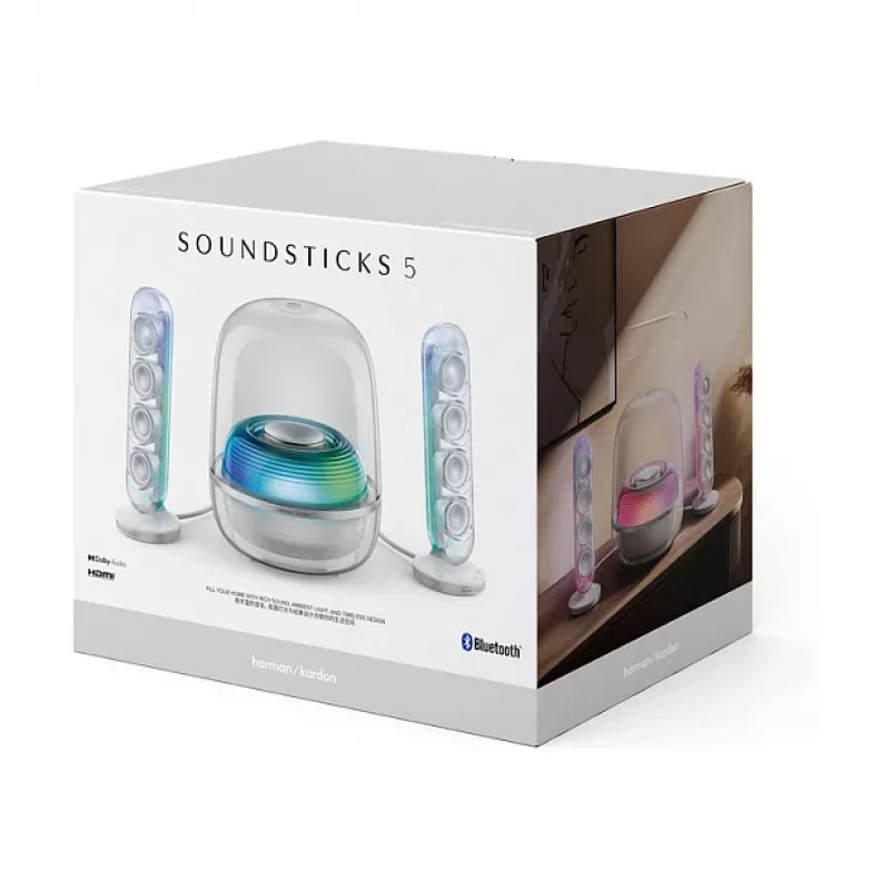 Harman Kardon SoundSticks 5 Balta garsiakalbių sistema