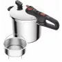 Slėginis puodas Tefal Secure 8 L – 8 litrų talpos greitpuodis su saugos dangčiu