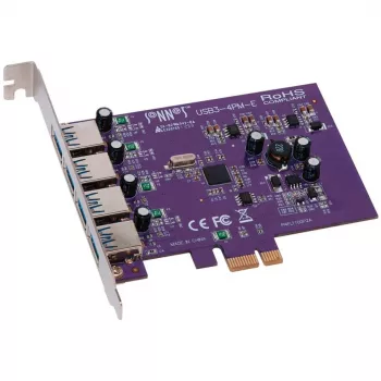 Sonnet Allegro USB3.0 PCIe kortelė su 4 prievadais (Mac/Windows) (USB3-4PM-E)