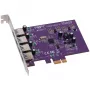 Sonnet Allegro USB3.0 PCIe kortelė su 4 prievadais (Mac/Windows) (USB3-4PM-E)