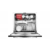 Įmontuojamas indaplovė Toshiba DW-08T2EE(S)-PL — 8 komplektų, F energijos klasė, 49 dB, 55×59×50 mm