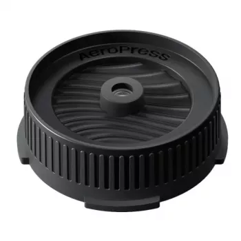 AeroPress Flow Control Filter Cap kavos aparato dangtelis Juodas