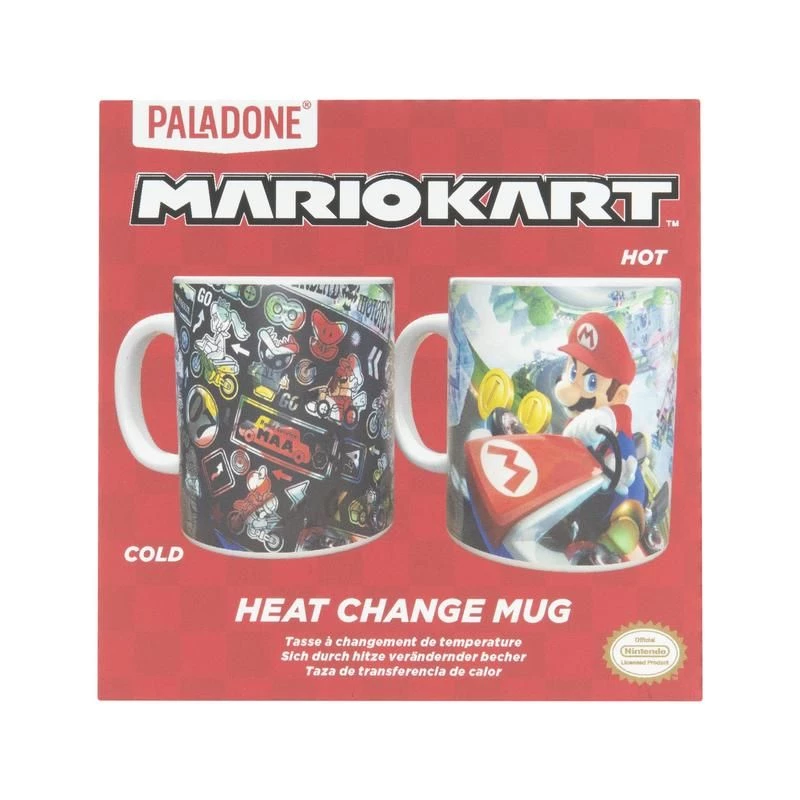 Puodelis Paladone Mario Kart Heat Change Multicolour PP8307NN