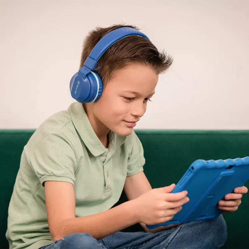 Ausinės Tellur Buddy Bluetooth virš galvos, mėlynos