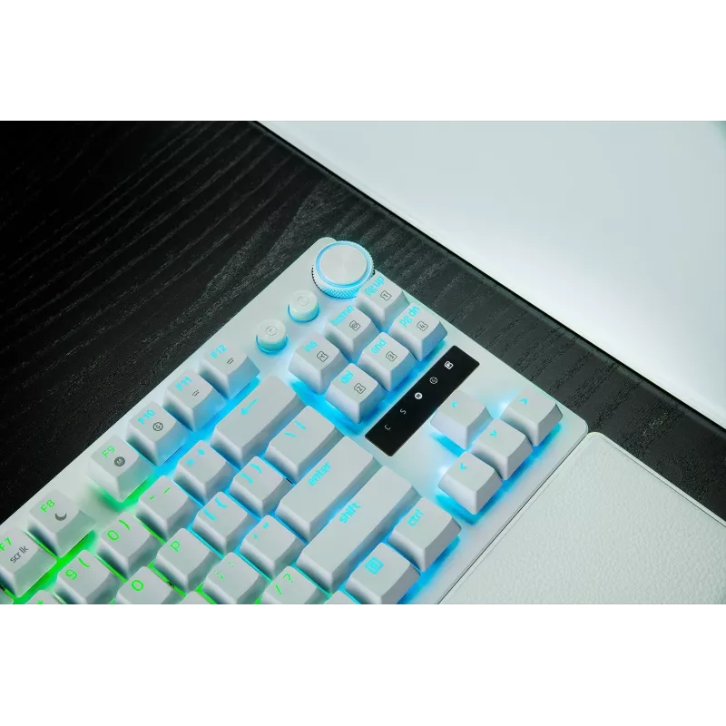 Razer Huntsman V3 Pro Tenkeyless 8KHz | Žaidimų klaviatūra | Laidinė | US | Balta | Razer Analog Optical Switch Gen-2