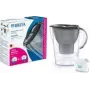 Vandens filtro ąsotis BRITA Marella Graphite su 1 ALL-in-1 kasetė ir 1 Extra Lime kasetė