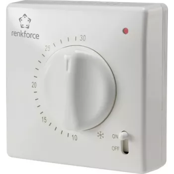 Patalpų termostatas Renkforce TR-93 programuojamas, temperatūros diapazonas 5–30°C