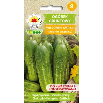 Agurkų sėklos Wisconsin Cucumber SMR 58 Toraf, 5g pakuotė