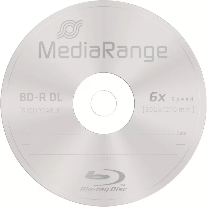 BD-R diskas MediaRange MR507 50 GB 6x 10 vnt. pakuotėje
