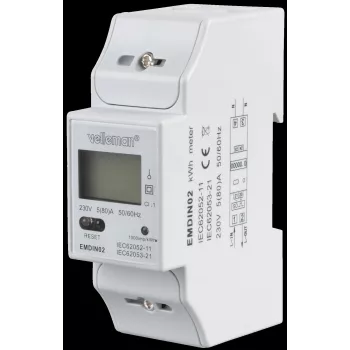 VE EMDIN02 – Vienfazis energijos skaitiklis su LCD ekranu (EMDIN02)