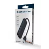 USB šakotuvas Gembird 4 prievadų USB 3.1 (Gen 1) — 4 prievadai, USB 3.2 Gen 1 Type-A, 5V/2,1A, 109×30×10 mm, juodas