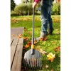 QuikFit lapų grėblys, juodai oranžinis, 22 cm