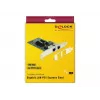 Delock PCIe kortelė 2x Gigabit LAN tinklo adapteris