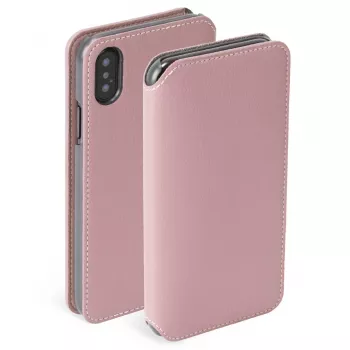 Dėklas Krusell Pixbo 4 Card SlimWallet rožinis