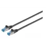 Microconnect B-SFTP605S tinklo kabelis 5 m, juodas, Cat6 S/FTP